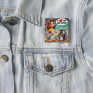 Badge Carré 5 Cm I Lote My Air Fryer - Conception de Cuisines migno