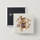 BADGE CARRÉ 5 CM I LOVE PEANUT BUTTER (Devant & derrière)