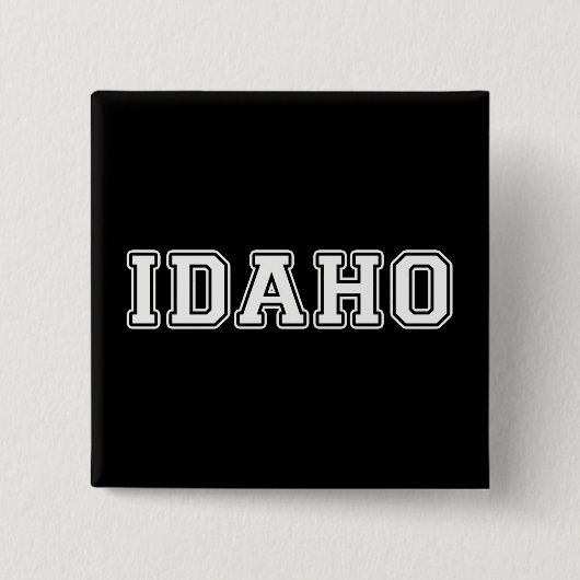 Badge Carré 5 Cm Idaho (Devant)
