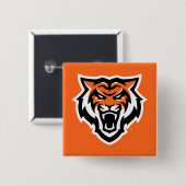Badge Carré 5 Cm Idaho State University Bengals Spirit Design (Devant & derrière)