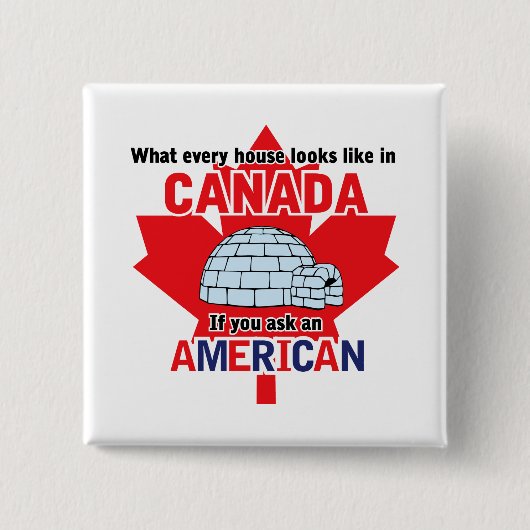 Badge Carré 5 Cm Igloo (Devant)