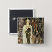 Badge Carré 5 Cm Il était une fois (Devant & derrière)