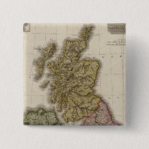 Badge Carré 5 Cm Île britannique 7