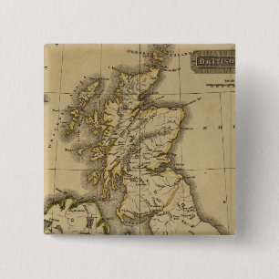 Badge Carré 5 Cm Îles britanniques 2