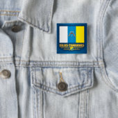 Badge Carré 5 Cm Îles Canaries (En situation)