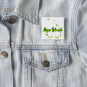 Badge Carré 5 Cm Îles Cocos (Keeling) (En situation)