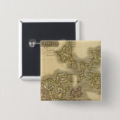 Badge Carré 5 Cm Îles Orkney (Devant & derrière)