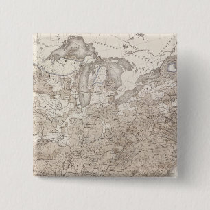 Badge Carré 5 Cm Illettrisme masculin blanc