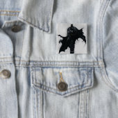 Badge Carré 5 Cm Illustration Batman (En situation)
