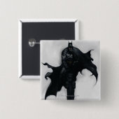 Badge Carré 5 Cm Illustration Batman (Devant & derrière)