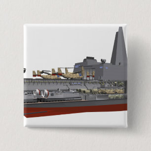 Badge Carré 5 Cm Illustration coupée