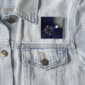 Badge Carré 5 Cm Illustration de l'artiste (En situation)