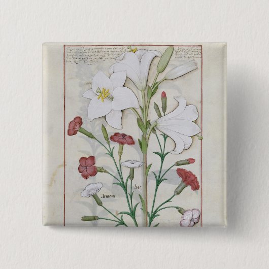 Badge Carré 5 Cm Illustration du 'livre de simple (Devant)