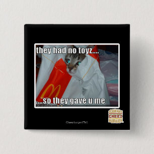Badge Carré 5 Cm ils n'ont eu aucun toyz
