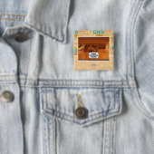 Badge Carré 5 Cm Ils vous trouveront (En situation)