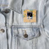 Badge Carré 5 Cm Im dans le lit d'ur (En situation)