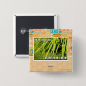 Badge Carré 5 Cm im dans l'herbe (Devant & derrière)