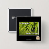 Badge Carré 5 Cm im dans l'herbe d'ur (Devant & derrière)