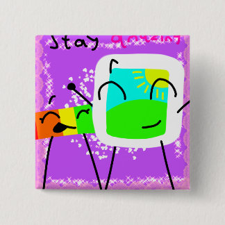 Badge Carré 5 Cm image et FB :)!!!!!!!!!!!!!!!!!!!!!