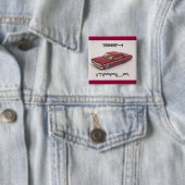 Badge Carré 5 Cm Impala 1964 (En situation)