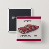 Badge Carré 5 Cm Impala 1964 (Devant & derrière)