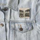 Badge Carré 5 Cm Impératrice de l'Inde (En situation)