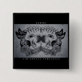 Badge Carré 5 Cm Impression Gemini (Devant)