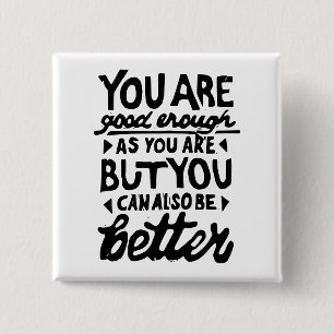 Badge Carré 5 Cm Impression Lino de devis motivé