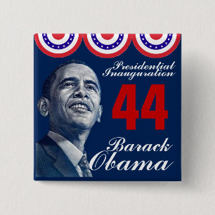 Badge Carré 5 Cm Inauguration présidentielle