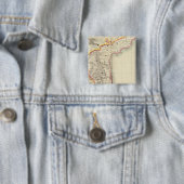 Badge Carré 5 Cm Inde 103 (En situation)