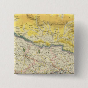 Badge Carré 5 Cm Inde et Népal
