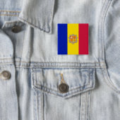Badge Carré 5 Cm Indicateur Andorre (En situation)