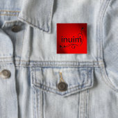Badge Carré 5 Cm inim (En situation)