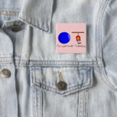 Badge Carré 5 Cm Initiales d'OT (En situation)