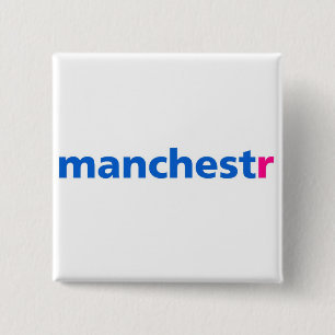 Badge Carré 5 Cm Insigne Carré Manchestr 15 Cm