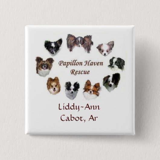 Badge Carré 5 Cm Insigne d'identification de PHR (Devant)