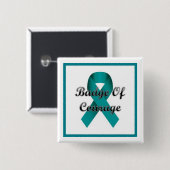 Badge Carré 5 Cm Insigne du courage (Devant & derrière)