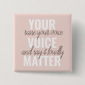 Badge Carré 5 Cm Inspirer votre vocabulaire Motivation Citation (Devant)