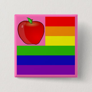 Badge Carré 5 Cm Instruisez le bouton d'égalité