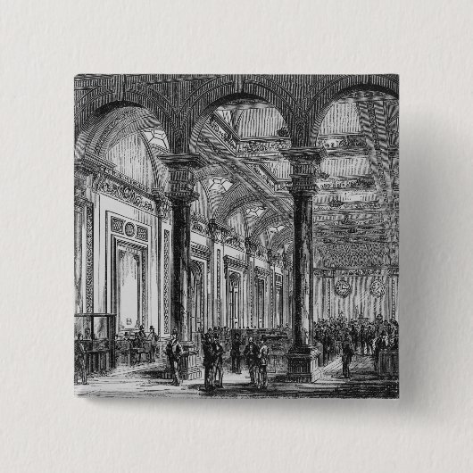 Badge Carré 5 Cm Intérieur de Lloyd de Londres (Devant)