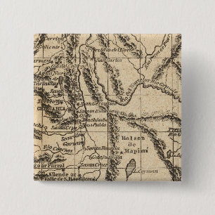 Badge Carré 5 Cm Intérieur du nord du Mexique