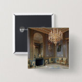 Badge Carré 5 Cm Intérieur du salon de Musique (Devant & derrière)