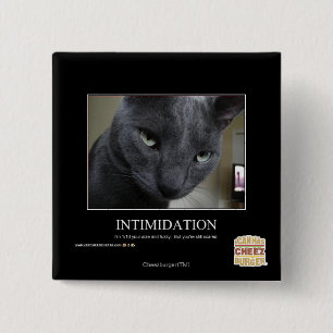 Badge Carré 5 Cm Intimidation