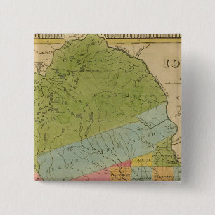 Badge Carré 5 Cm Iowa 4
