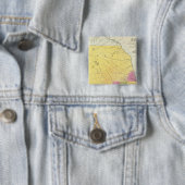 Badge Carré 5 Cm Iowa 7 (En situation)