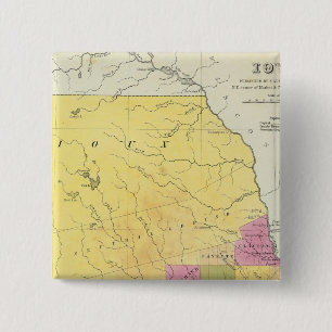 Badge Carré 5 Cm Iowa 7