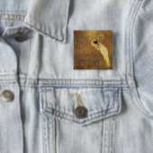 Badge Carré 5 Cm Iris, Esprit de l'Arc-en-ciel (En situation)