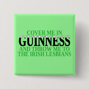 Badge Carré 5 Cm Irlandais