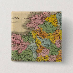 Badge Carré 5 Cm Irlande 10