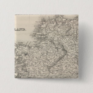 Badge Carré 5 Cm Irlande 14